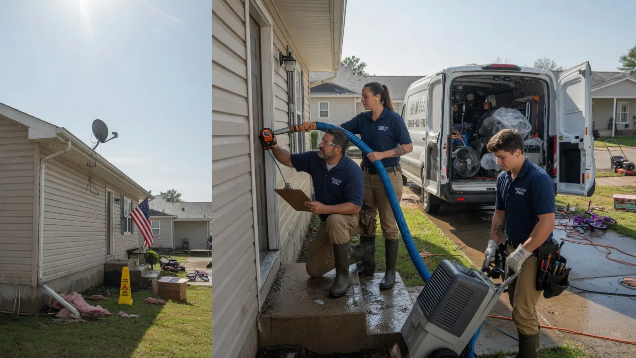 Ceiling Water Damage Restoration in Union City, OH near me